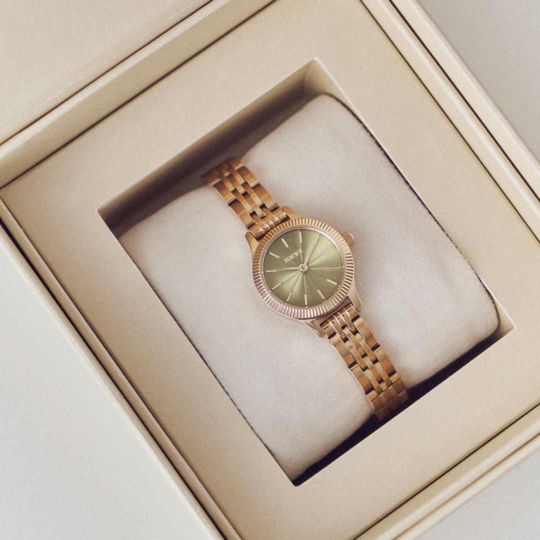 Sophie Gold Olive Green