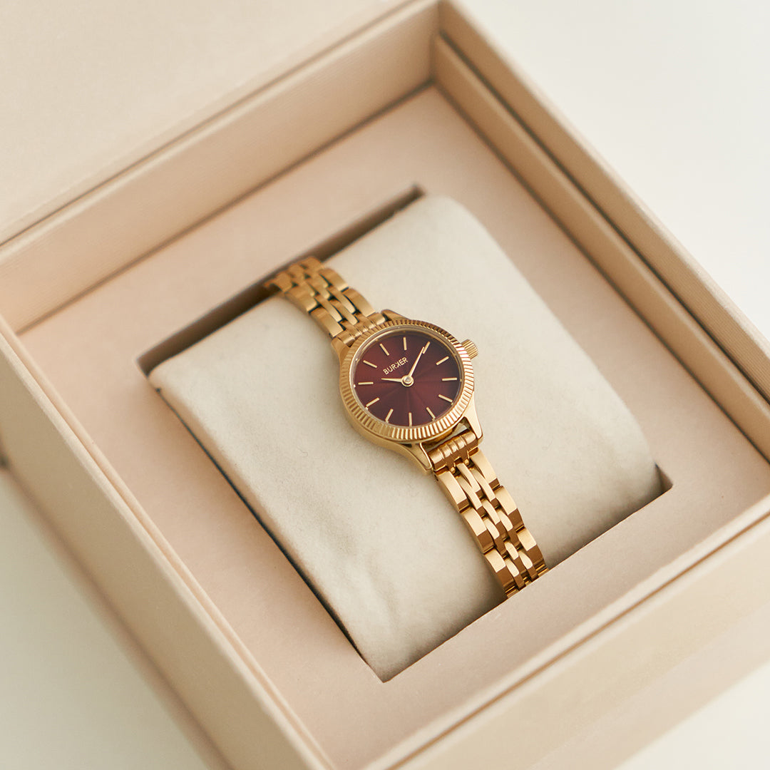 Sophie Gold Burgundy