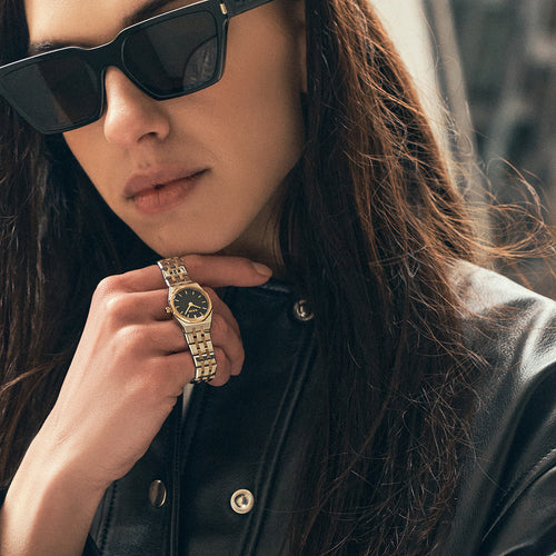 Victoria Black Gold Silver