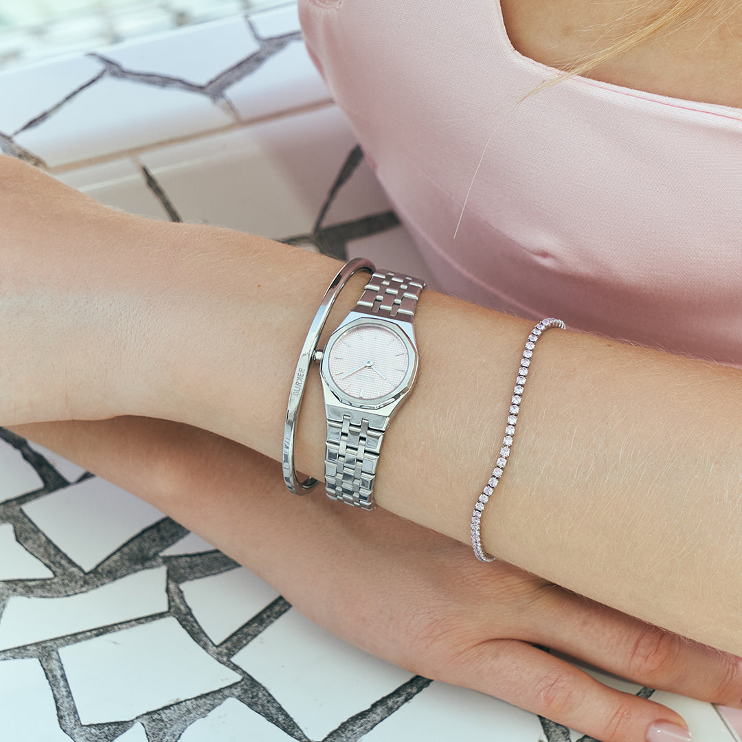 Victoria Silver Pink