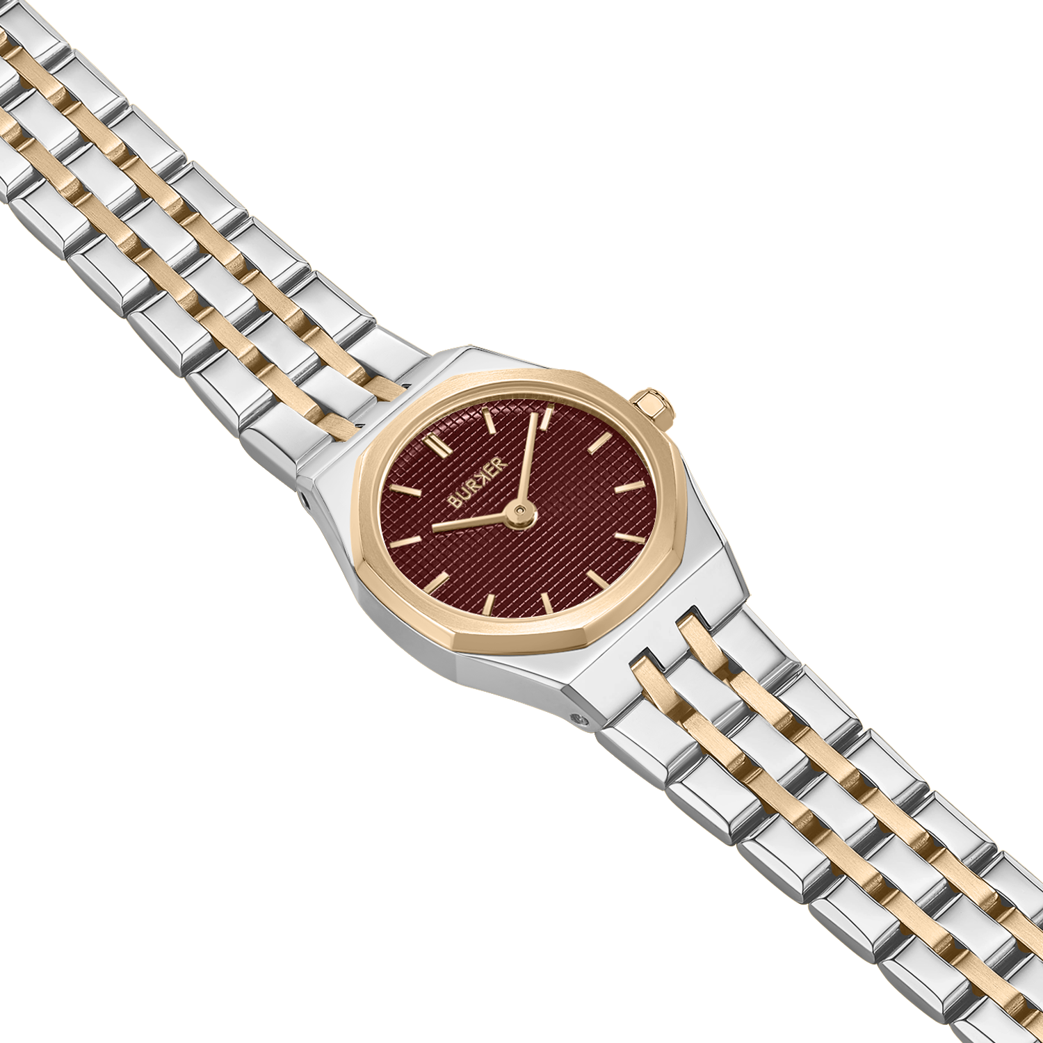 Victoria Gold Silver Burgundy