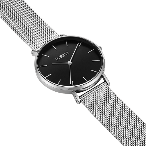 Ruby Silver Black Mesh