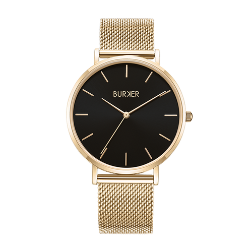 Ruby Gold Black Mesh