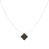 Flora Gold Black Necklace