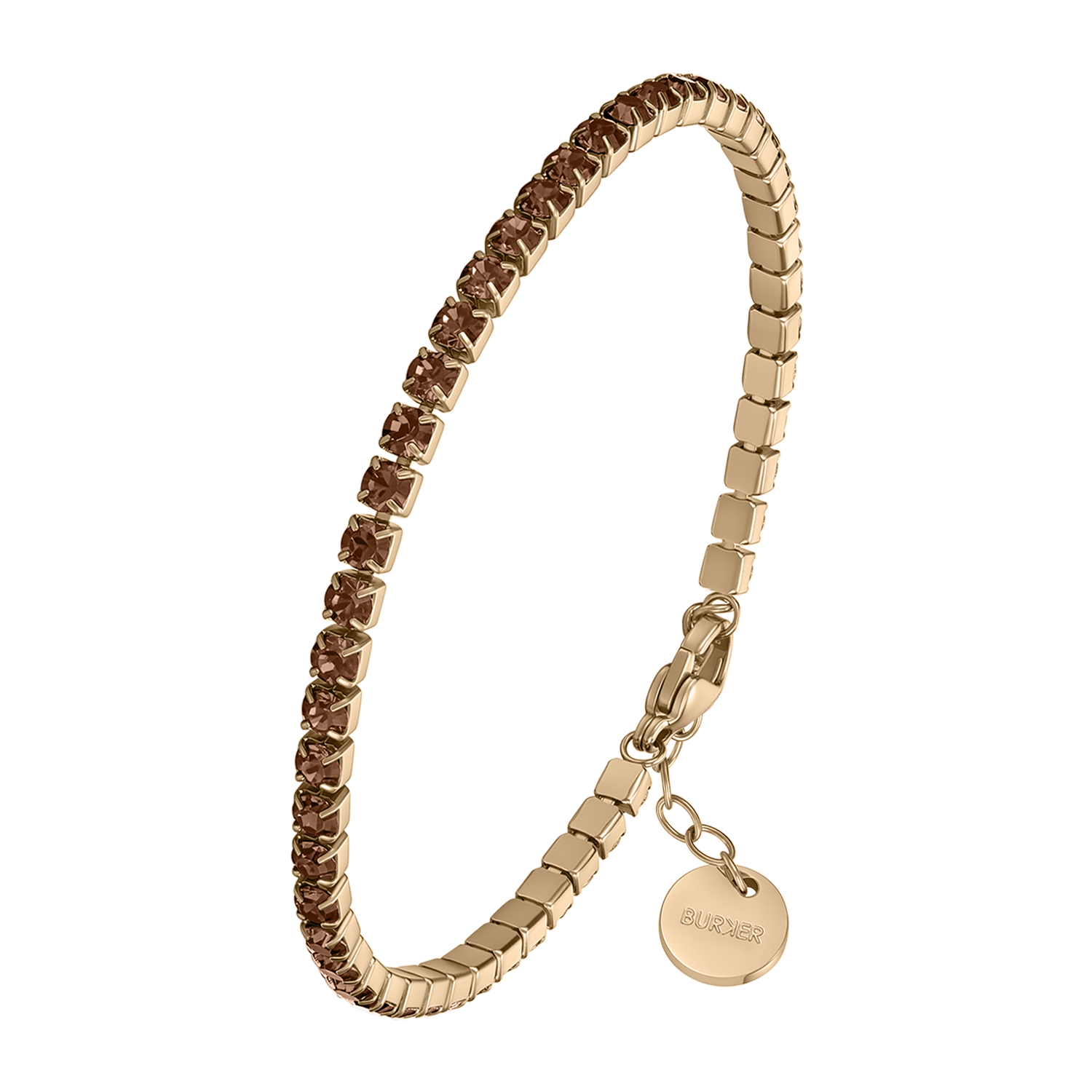 Ava Gold Brown Bracelet