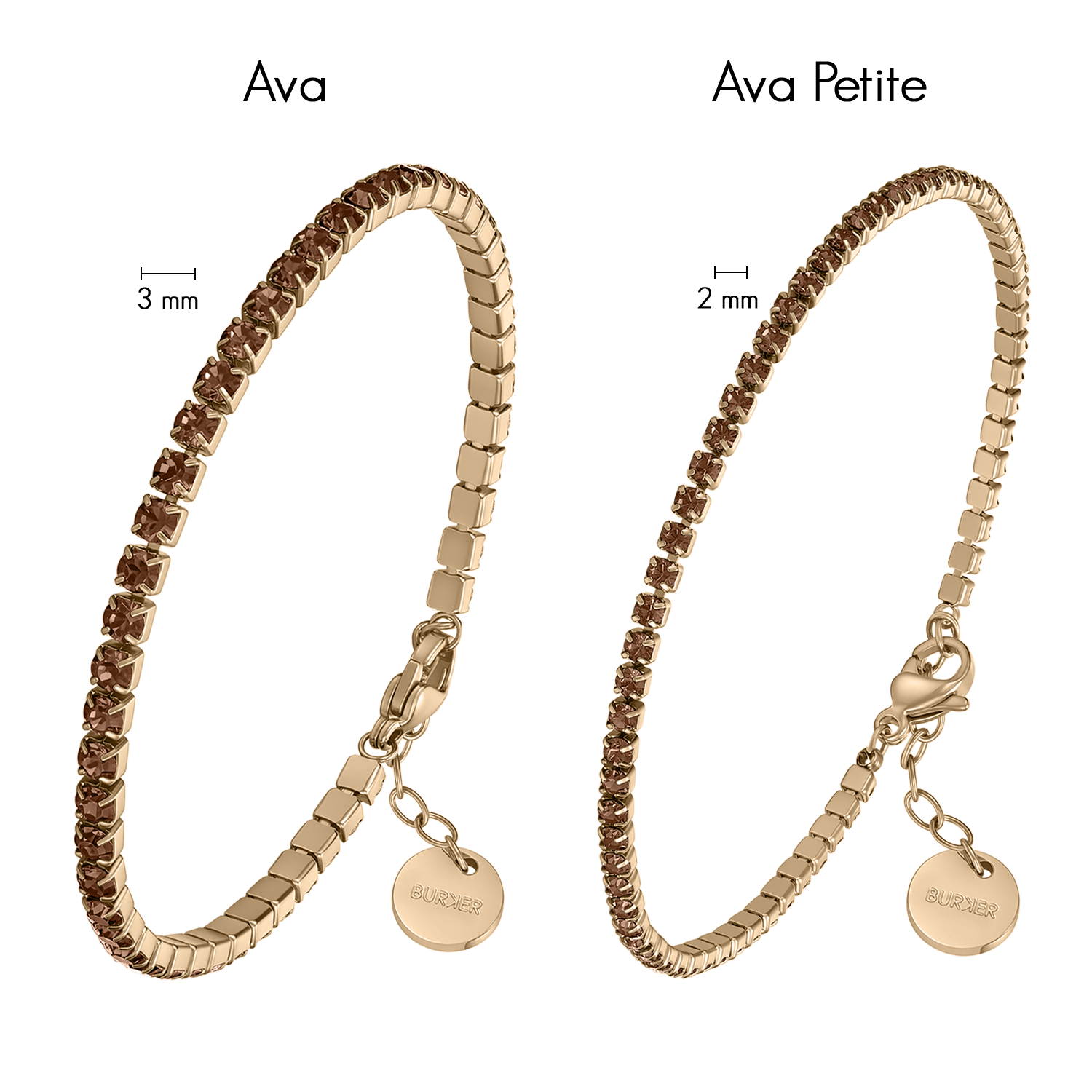 Ava Gold Brown Bracelet - изображение 2