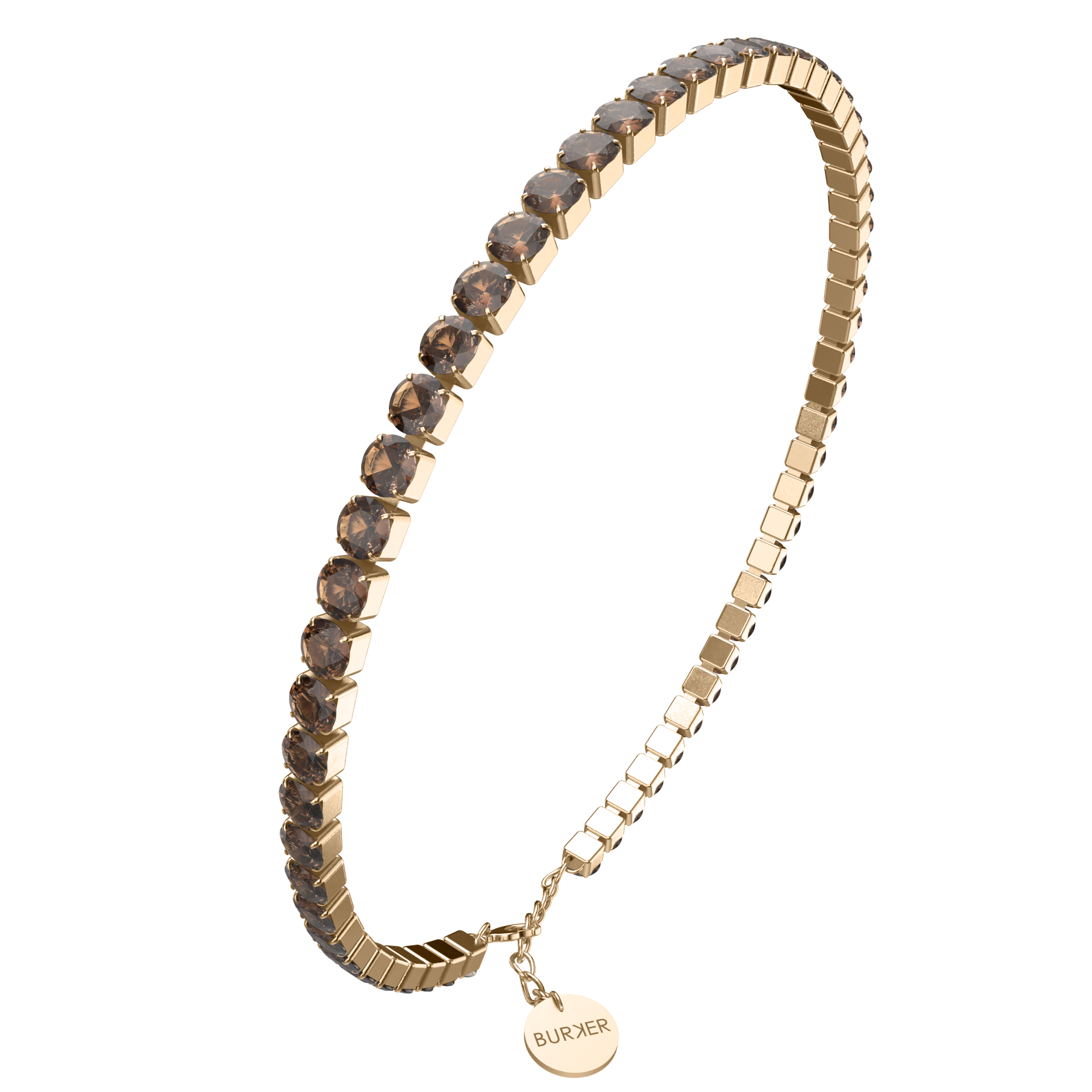 Ava Gold Brown Bracelet