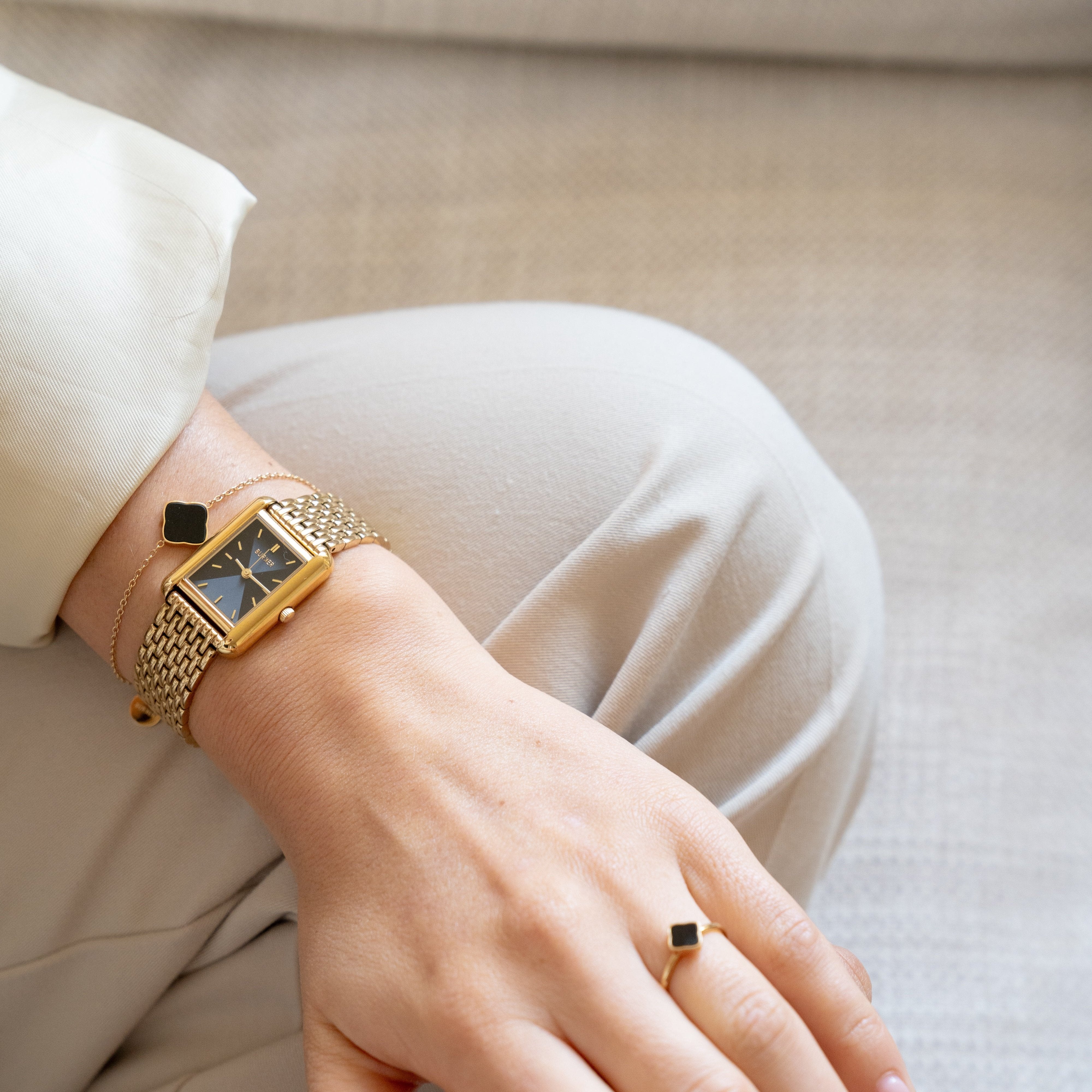 Flora Gold Black Bracelet - изображение 3