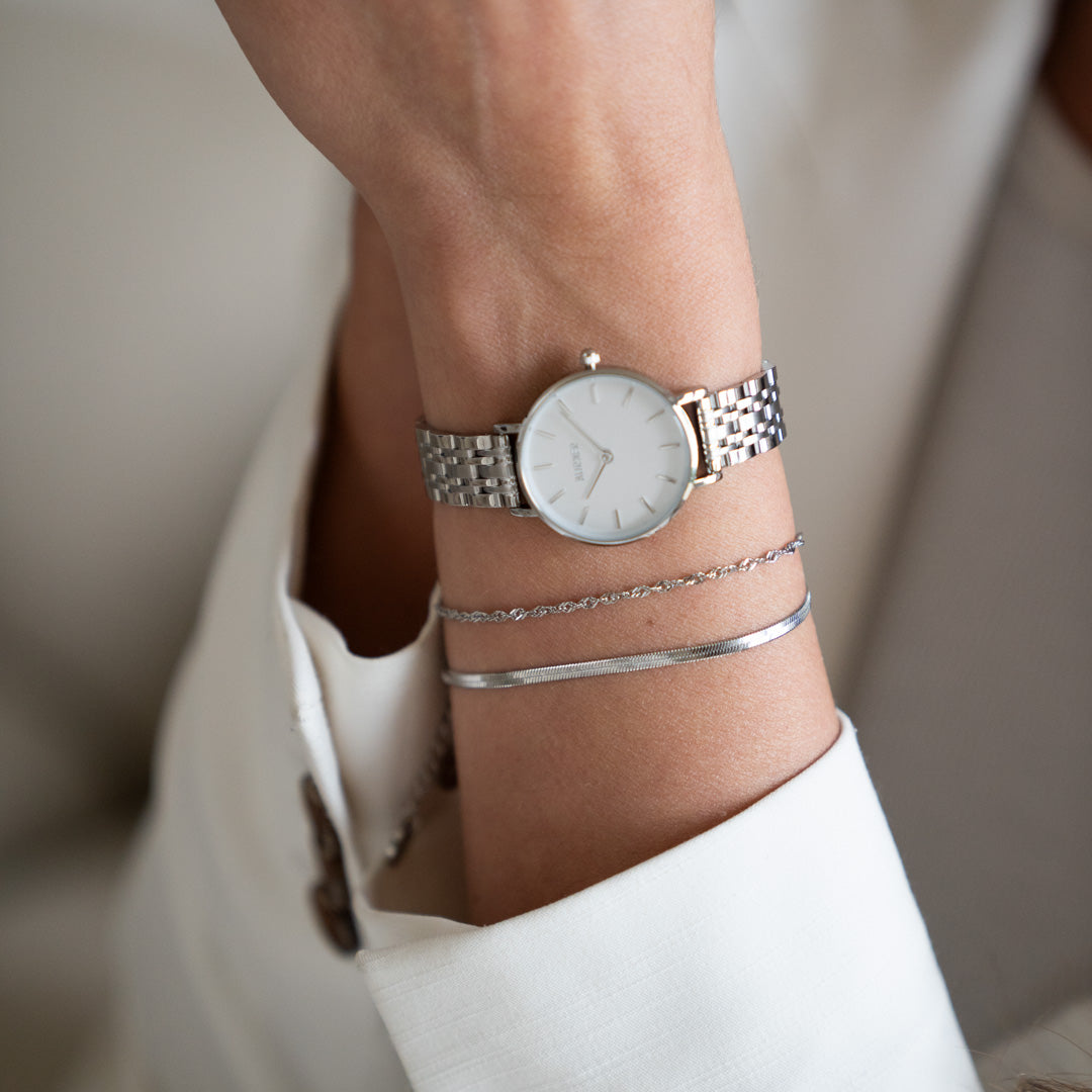 Ruby Petite Silver White