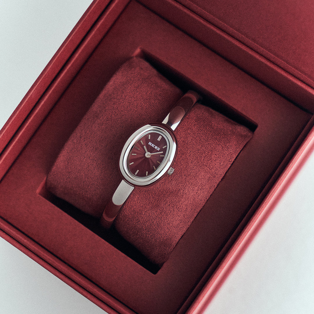Diana Petite Silver Burgundy