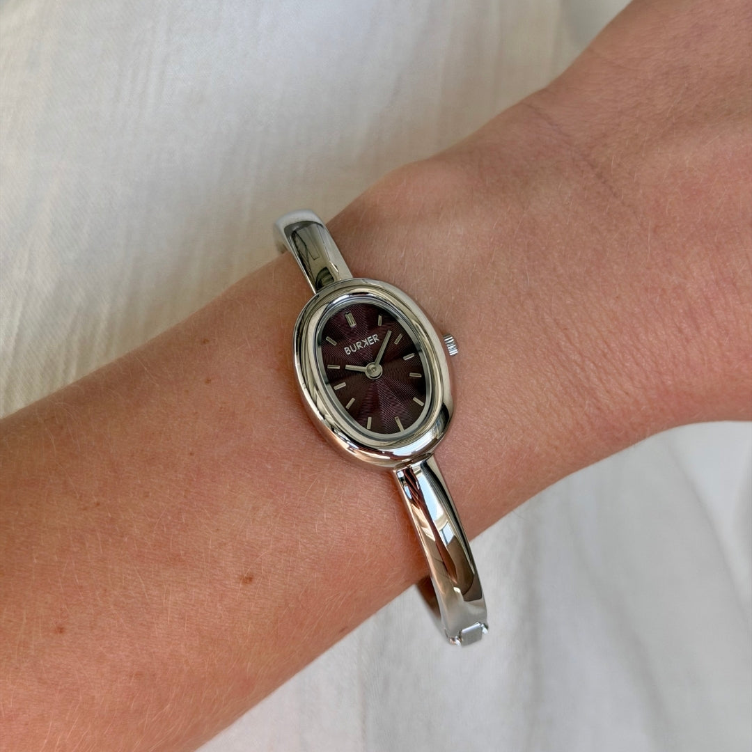Diana Petite Silver Burgundy