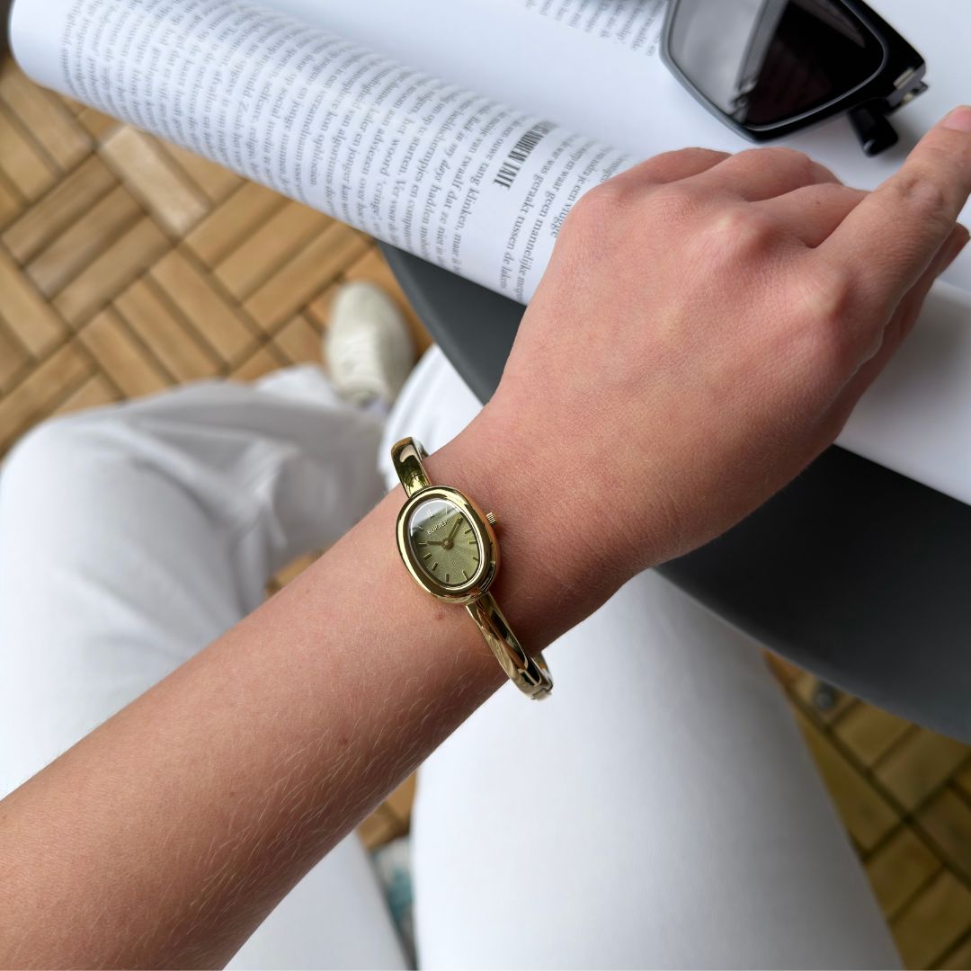 Diana Petite Gold Olive Green