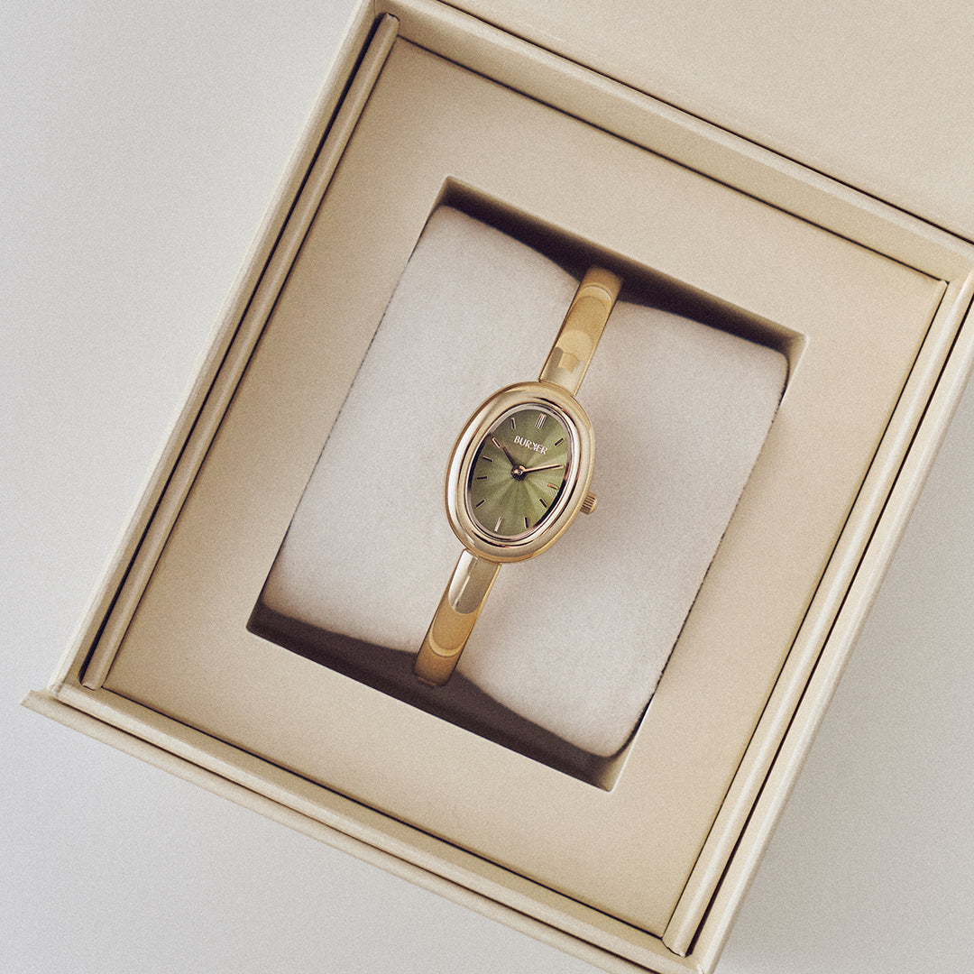 Diana Petite Gold Olive Green