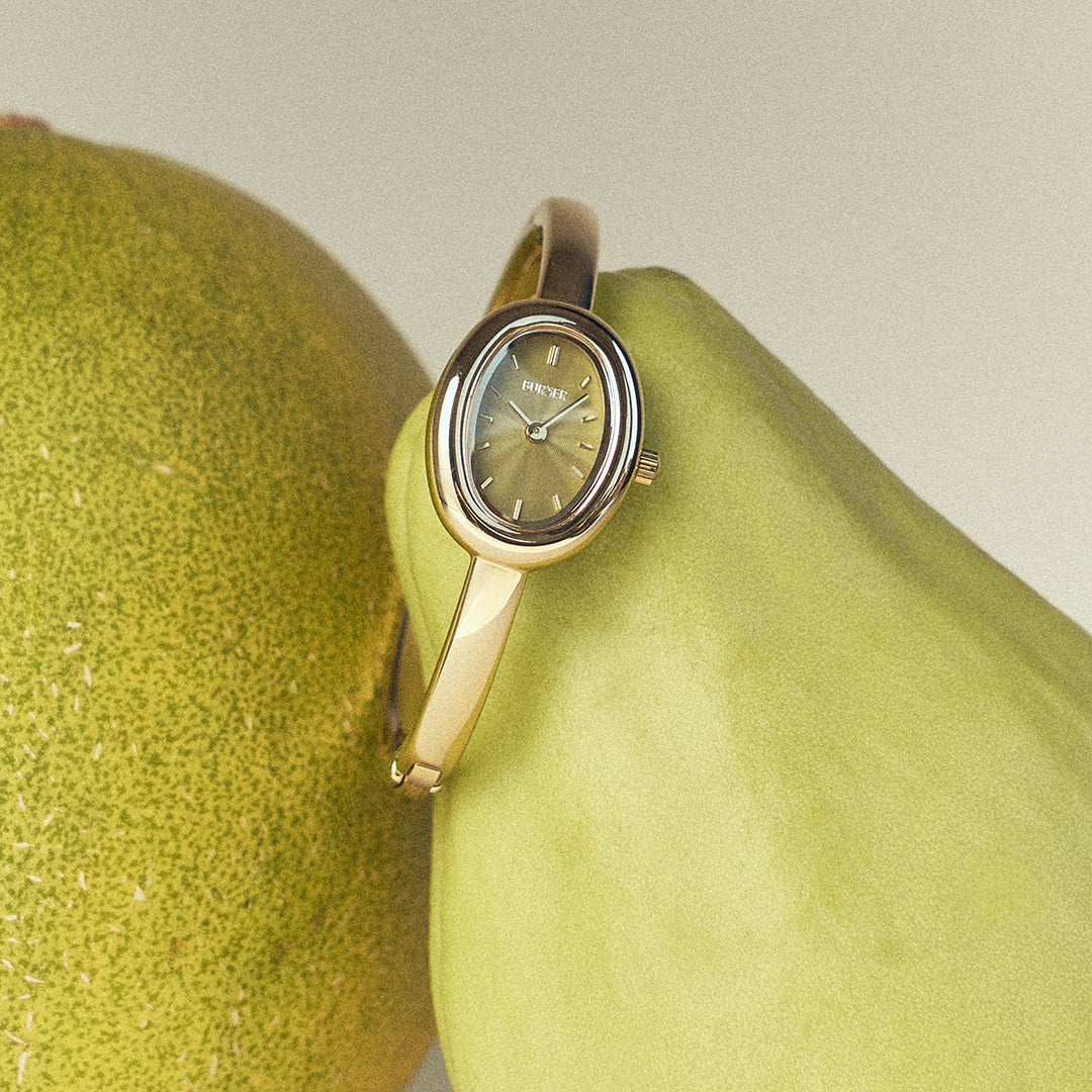 Diana Petite Gold Olive Green