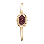 Diana Petite Gold Burgundy