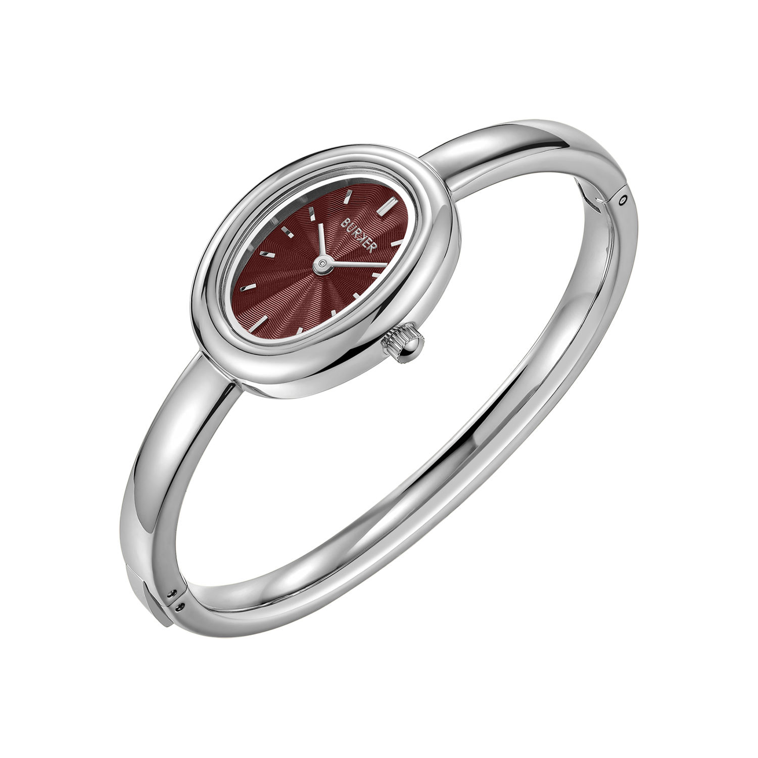 Diana Silver Burgundy