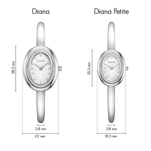 Diana Petite Silver White