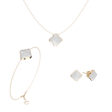 Flora Gold White Set