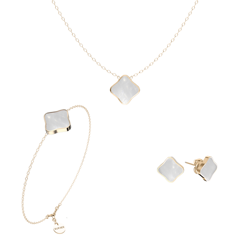 Flora Gold White Set