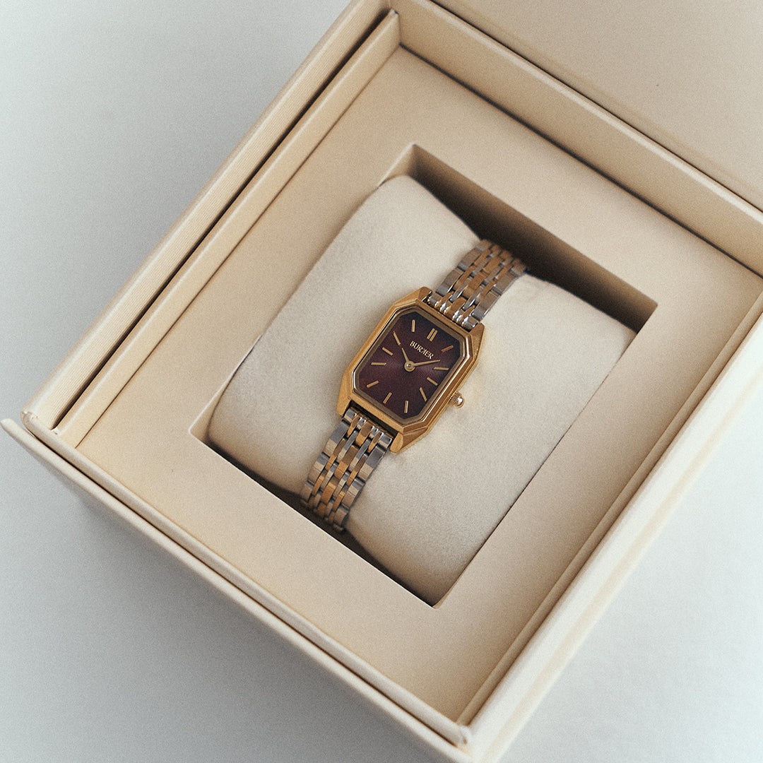 Isabell Petite Gold Silver Burgundy