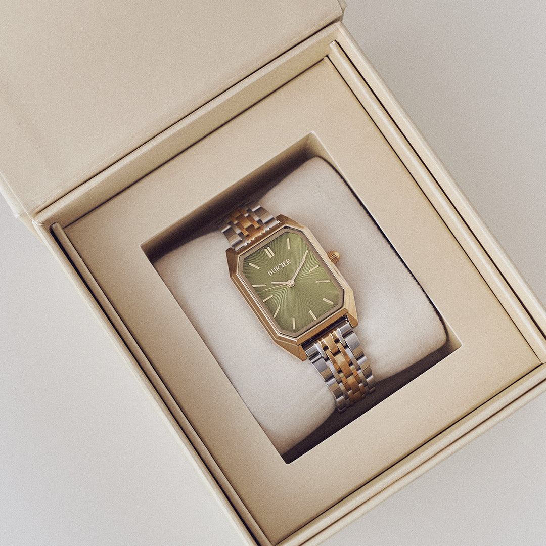 Isabell Gold Silver Olive Green
