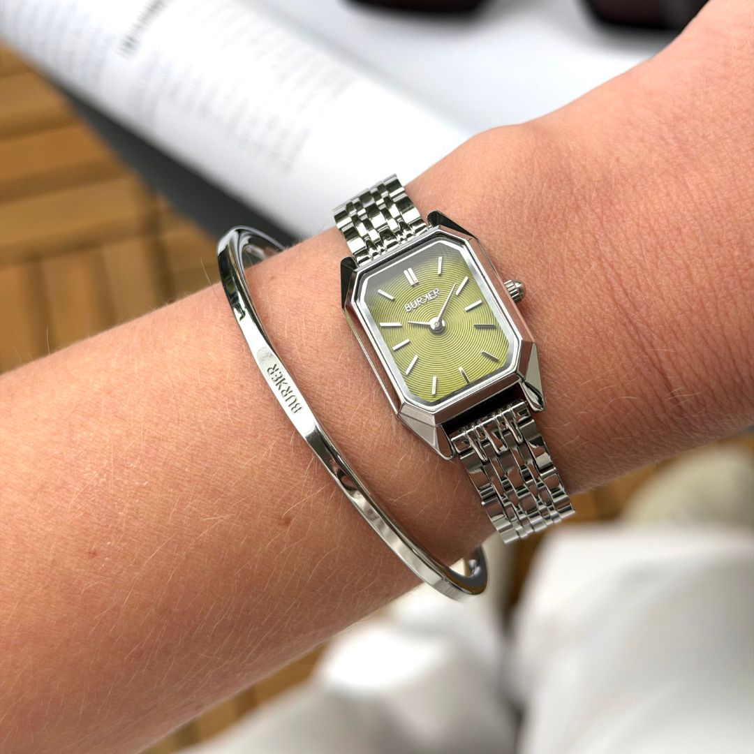 Isabell Petite Silver Olive Green
