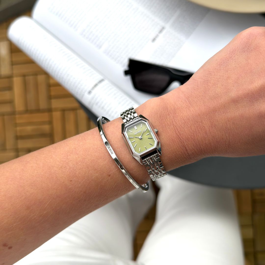 Isabell Petite Silver Olive Green