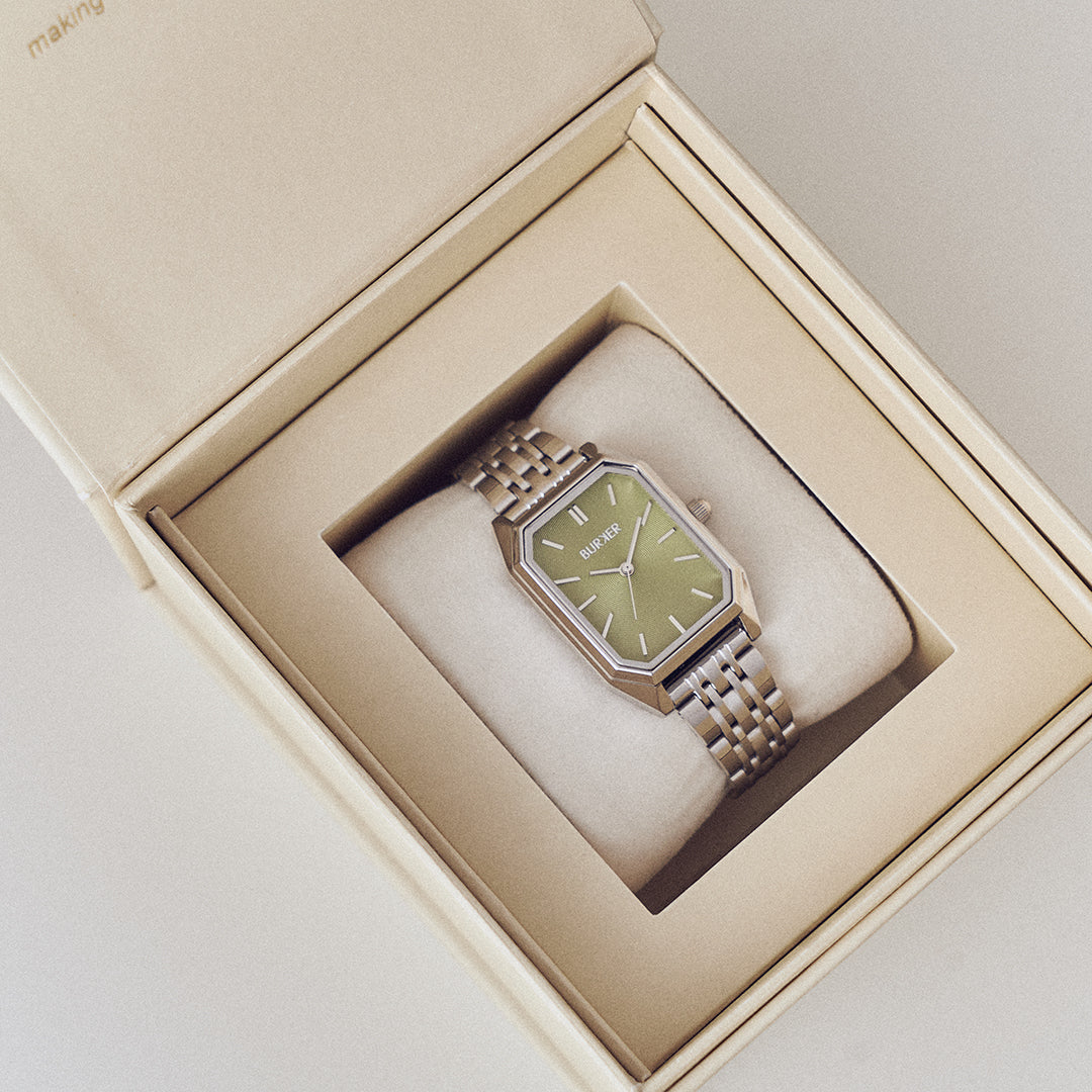 Isabell Silver Olive Green