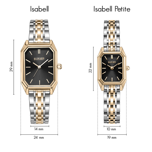 Isabell Black Gold Silver