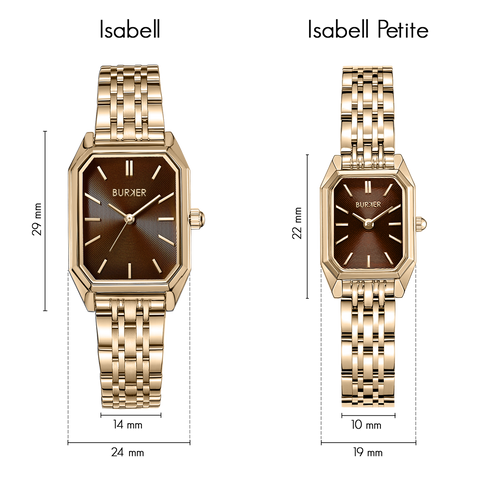 Isabell Petite Gold Brown
