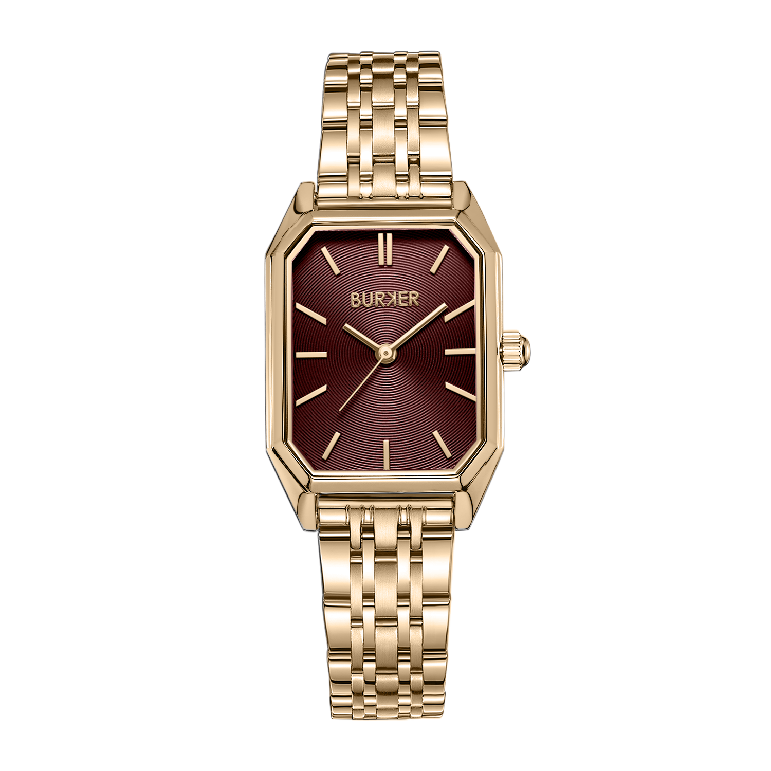 Isabell Gold Burgundy