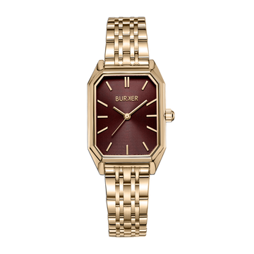 Isabell Gold Burgundy