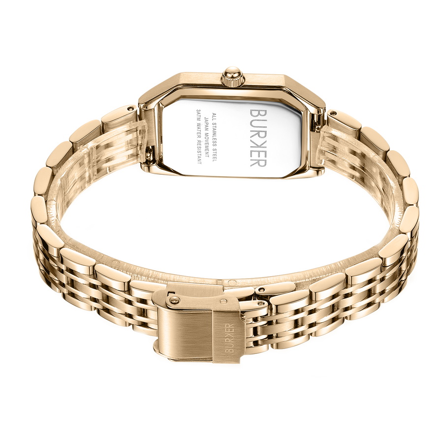 Isabell Gold Burgundy