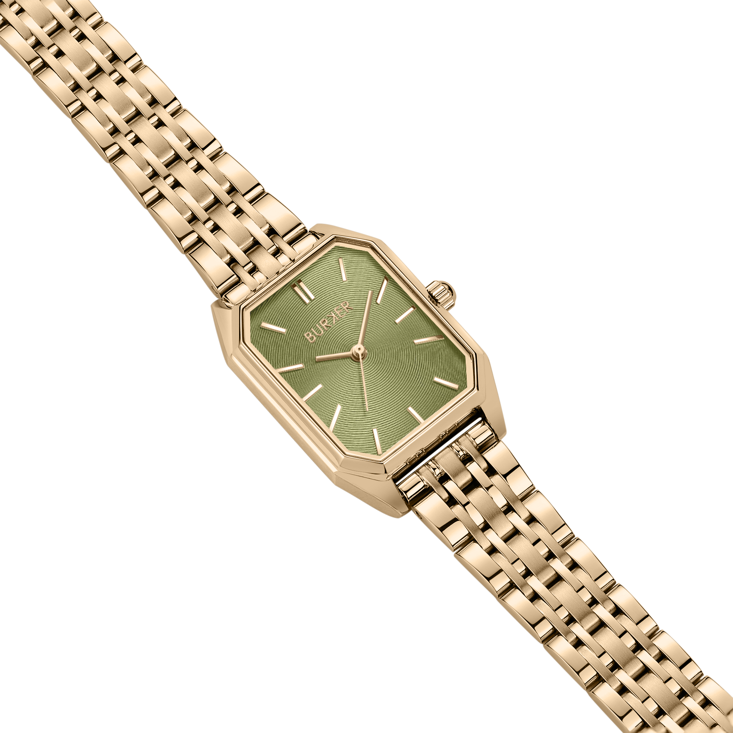 Isabell Gold Olive Green