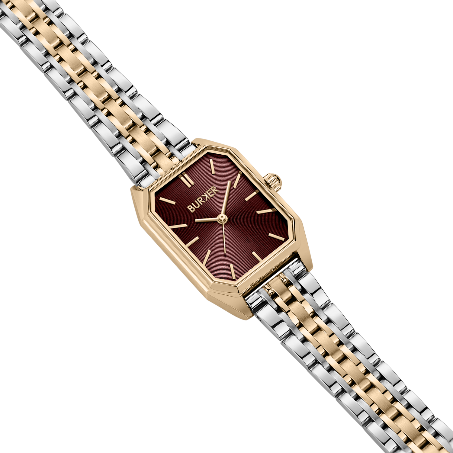 Isabell Gold Silver Burgundy
