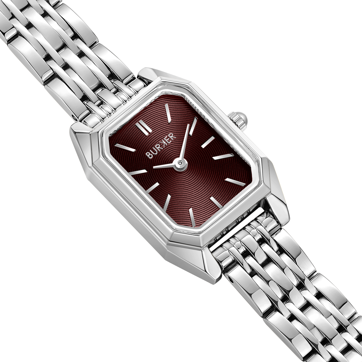 Isabell Petite Silver Burgundy