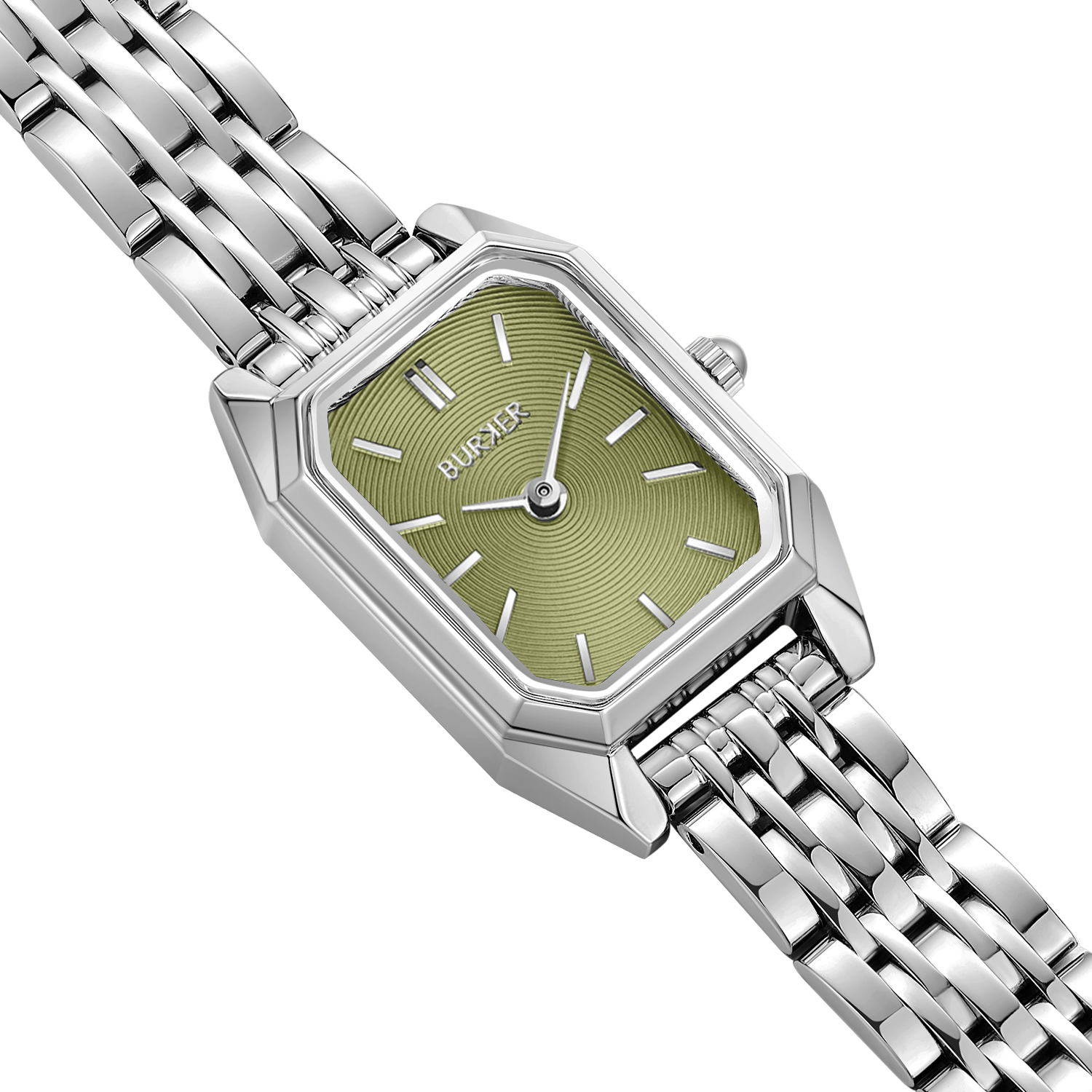Isabell Petite Silver Olive Green