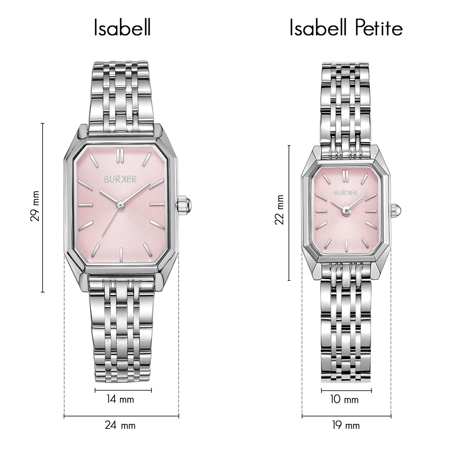 Isabell Silver Pink