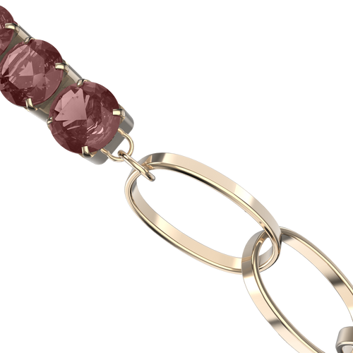 Jade Gold Burgundy Bracelet