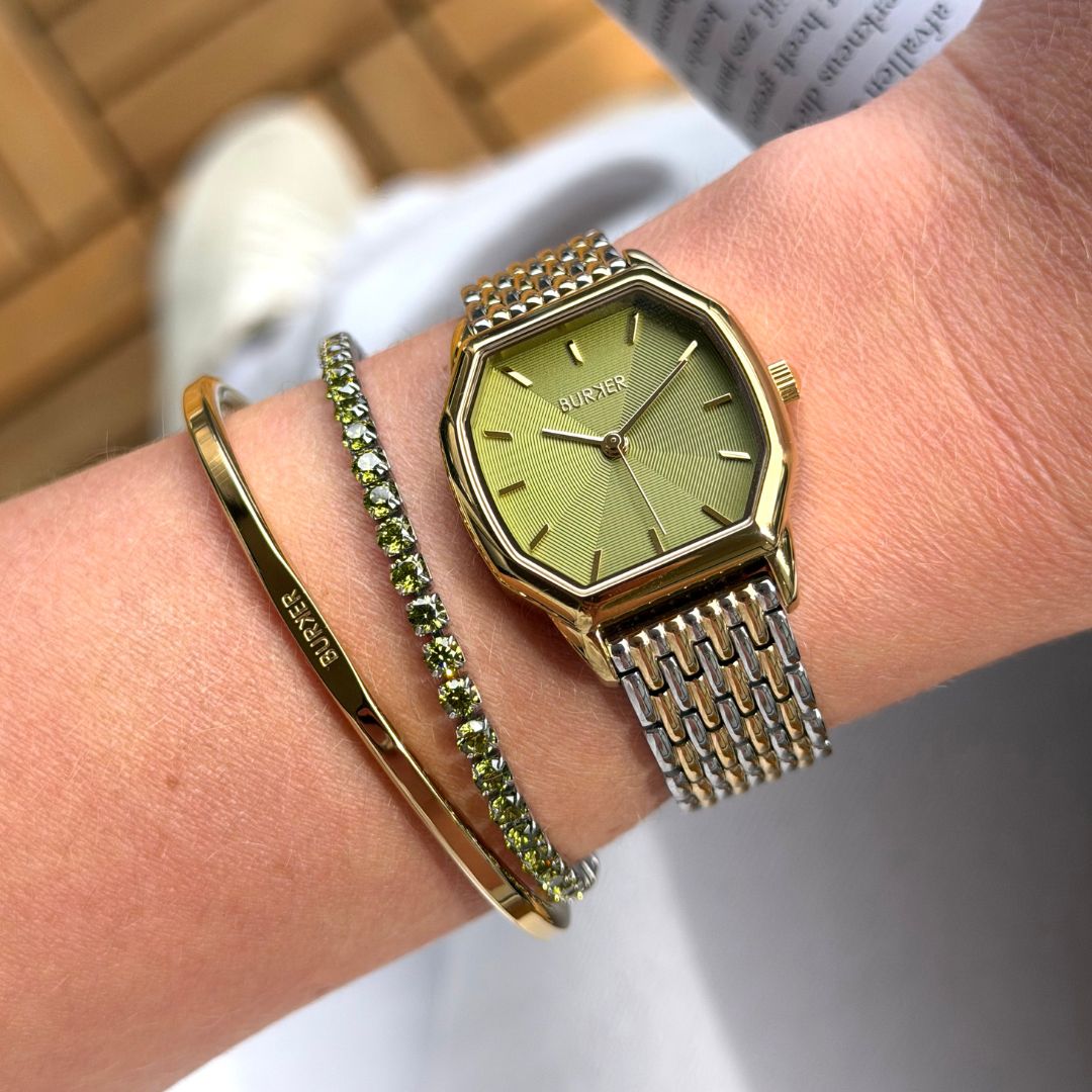 Julia Gold Silver Olive Green