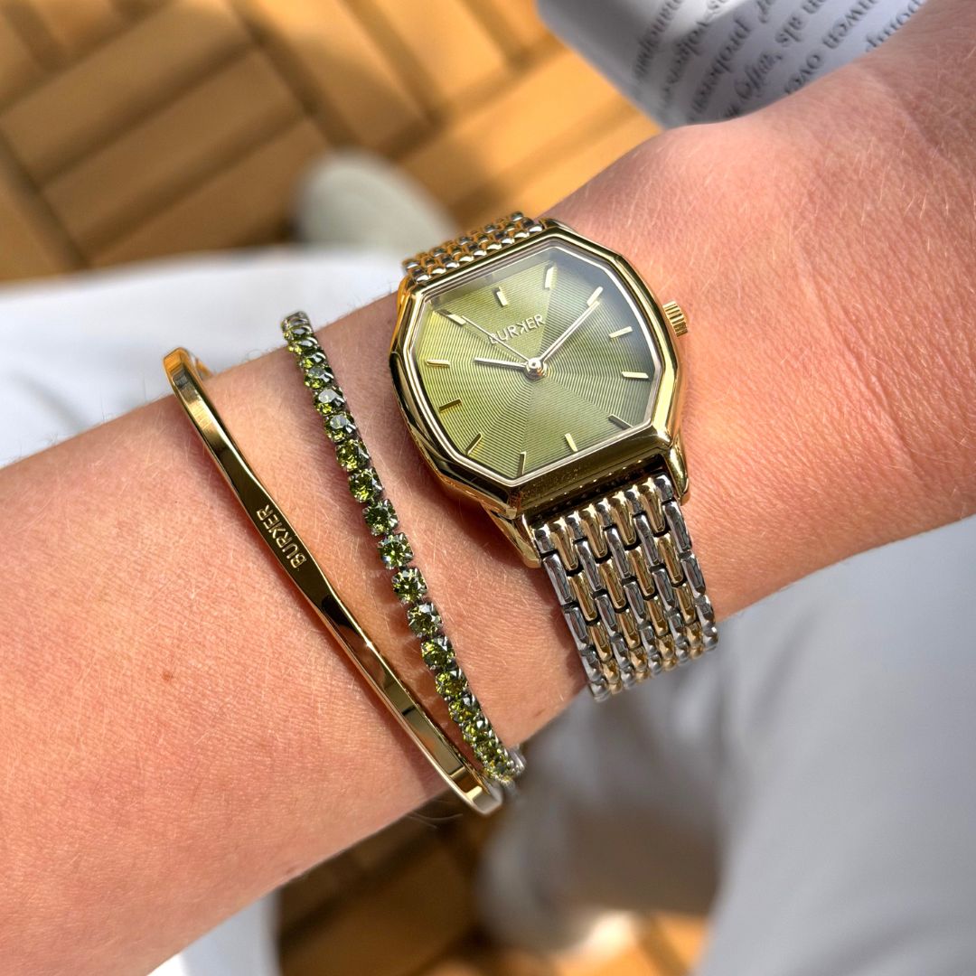 Julia Gold Silver Olive Green