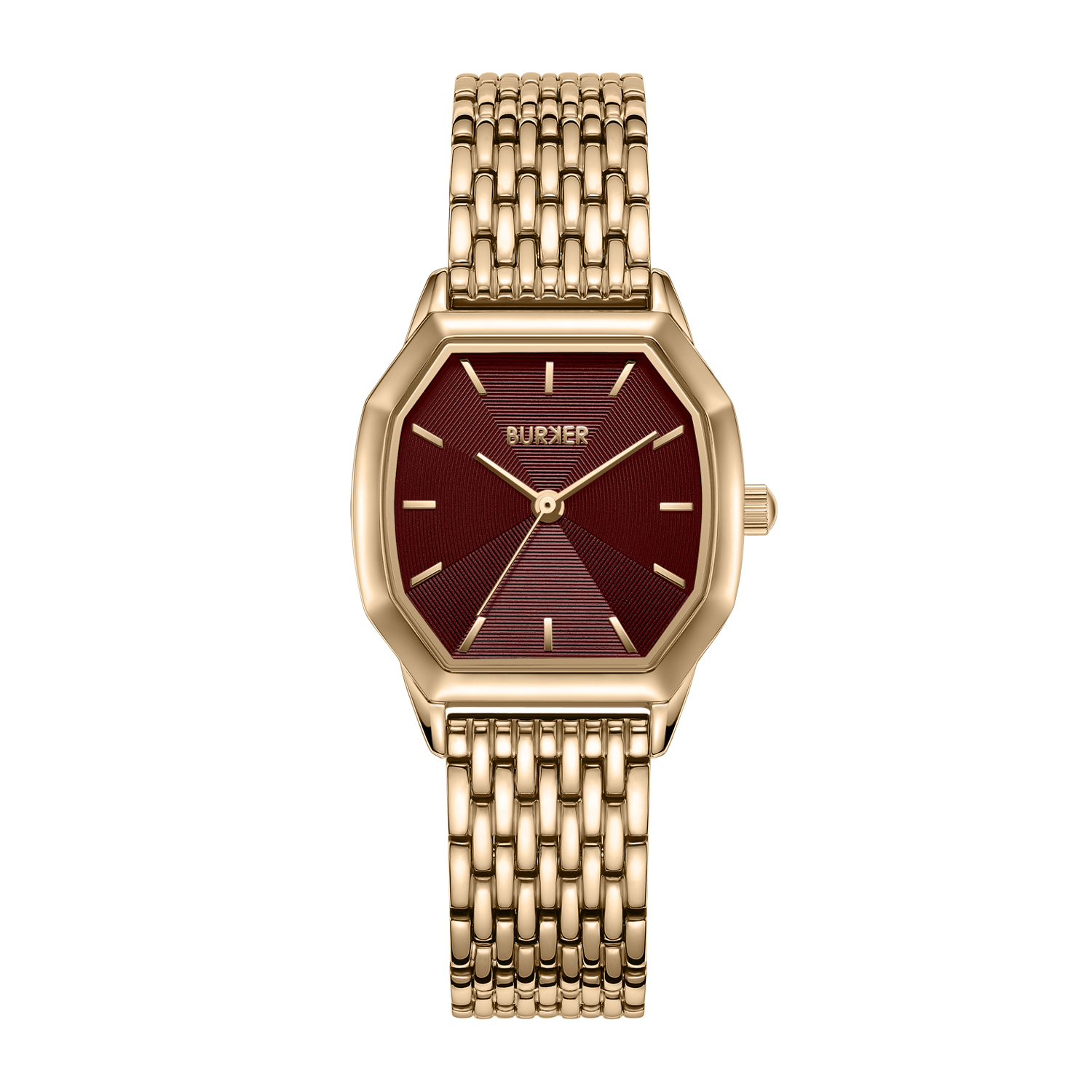 Julia Gold Burgundy