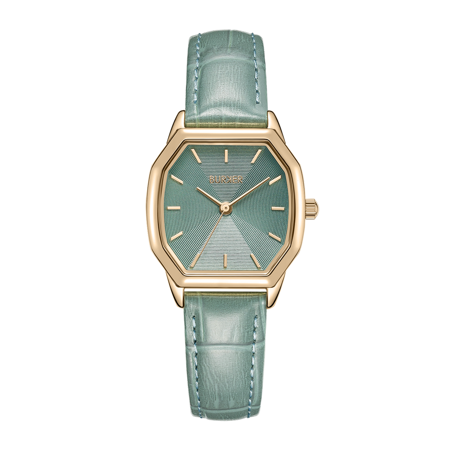 Julia Gold Grey Leather