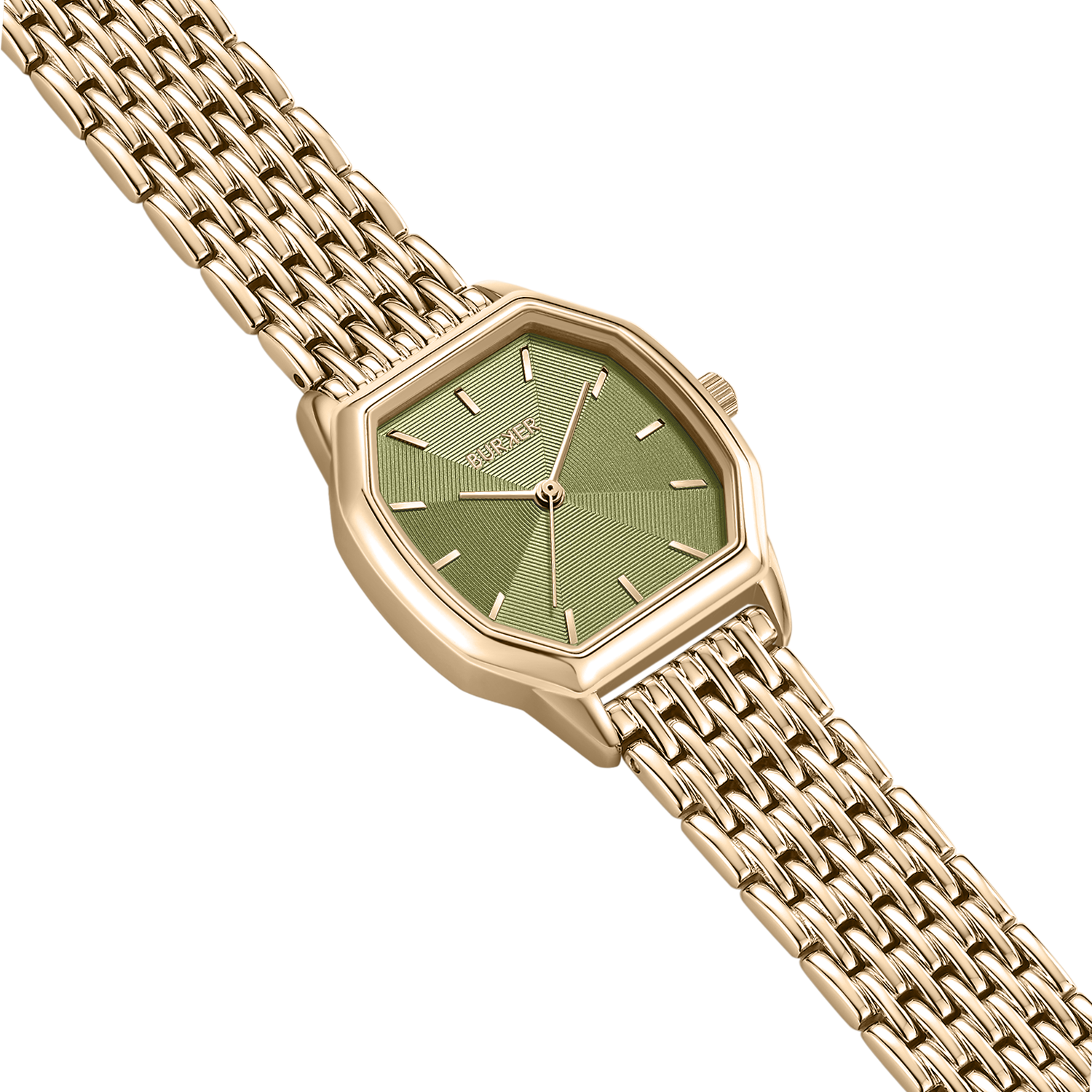 Julia Gold Olive Green