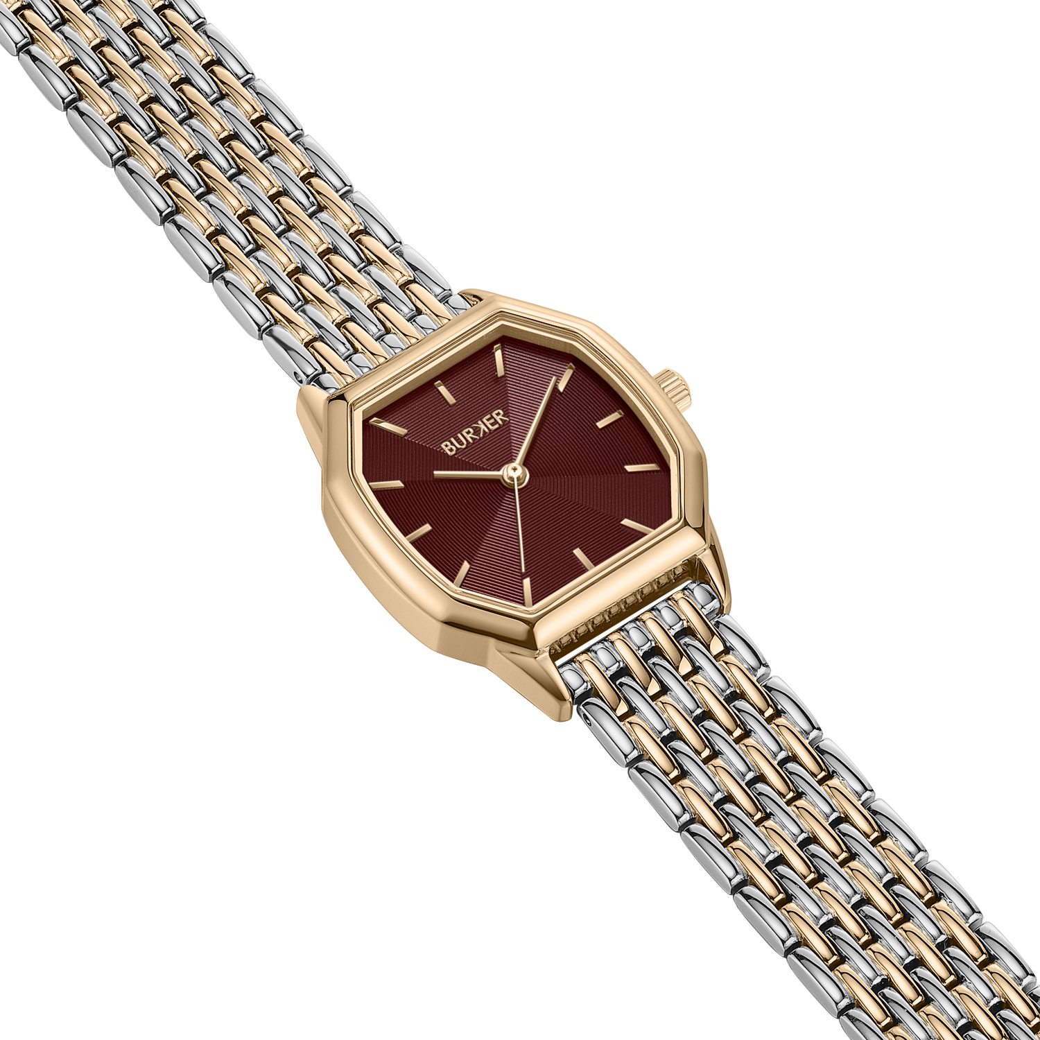 Julia Gold Silver Burgundy