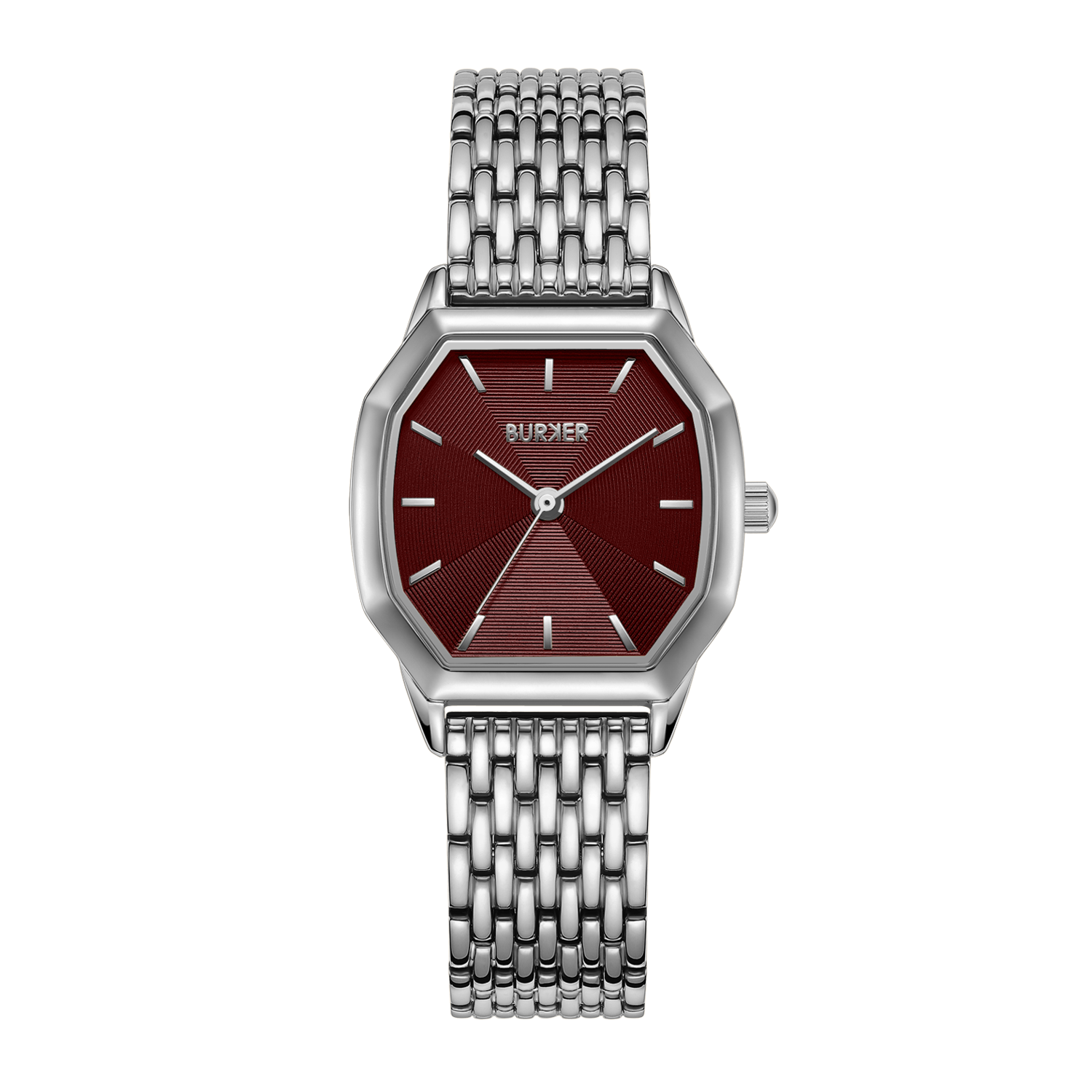Julia Silver Burgundy