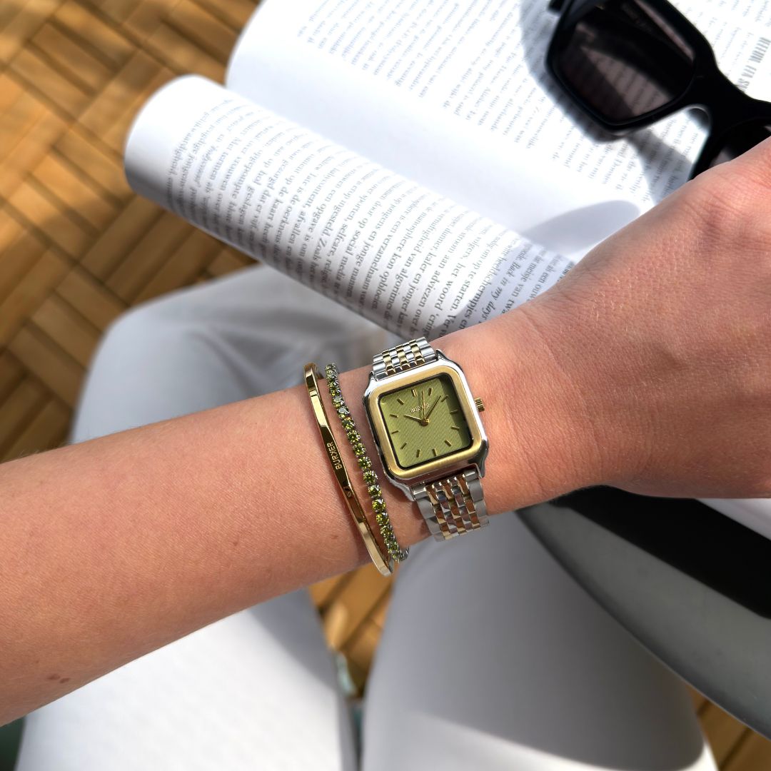 Macy Gold Silver Olive Green