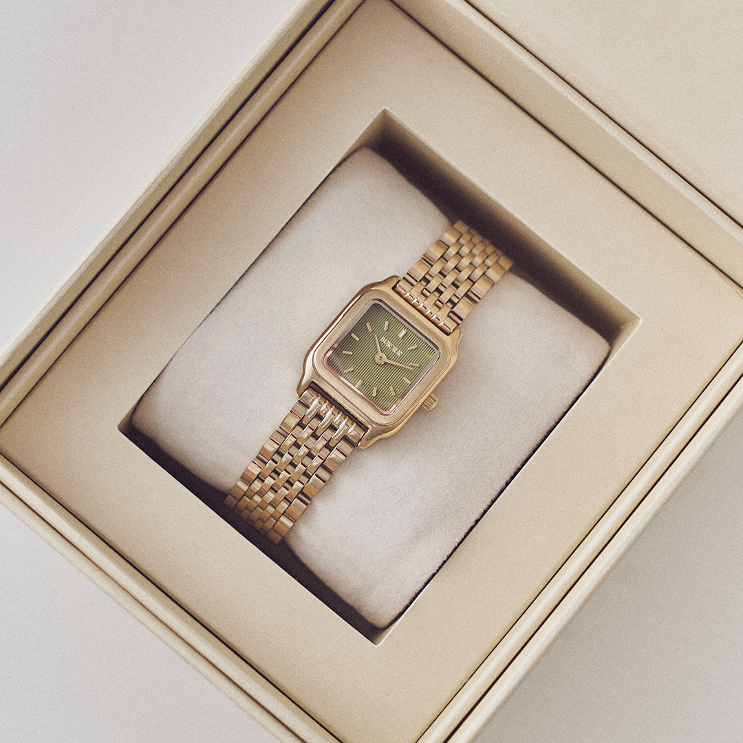 Macy Petite Gold Olive Green