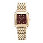 Macy Gold Burgundy
