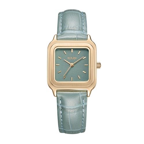 Macy Gold Grey Leather